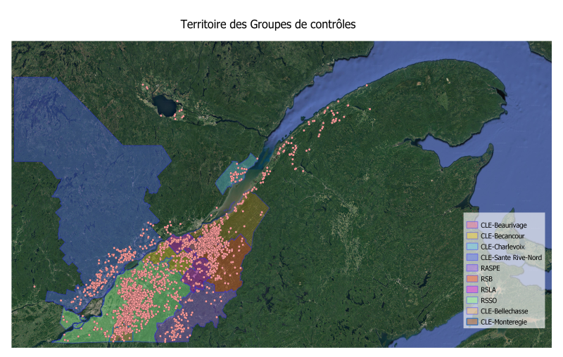 Cartes des territoires