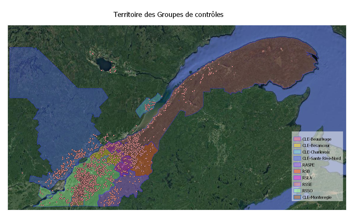 Cartes des territoires